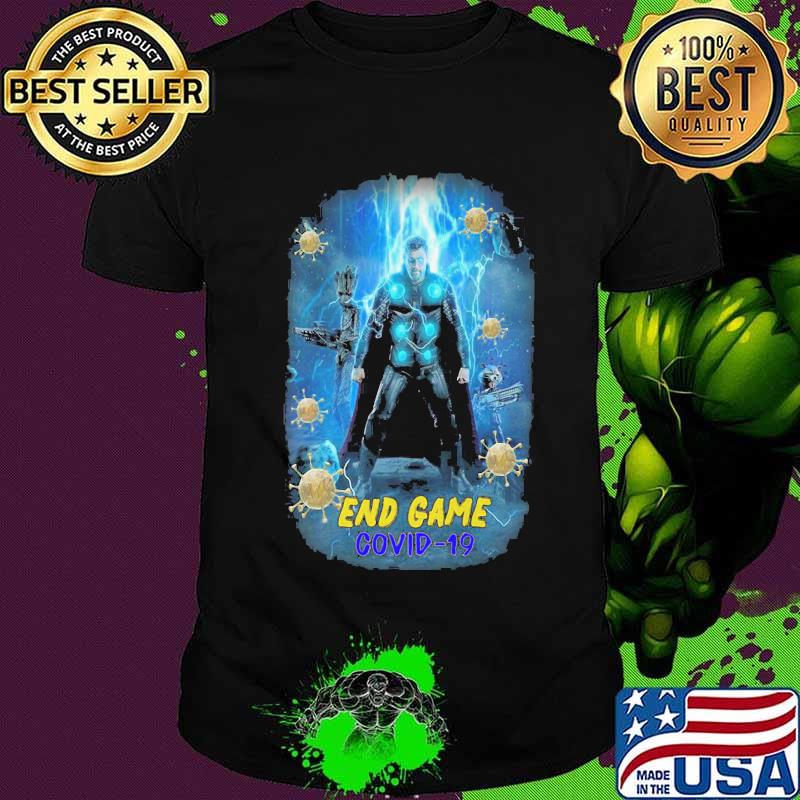 Marvel avengers baby groot endgame covid-19 shirt