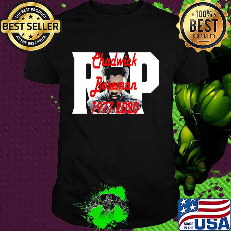 Marvel black panther rip chadwick 1977 2020 shirt