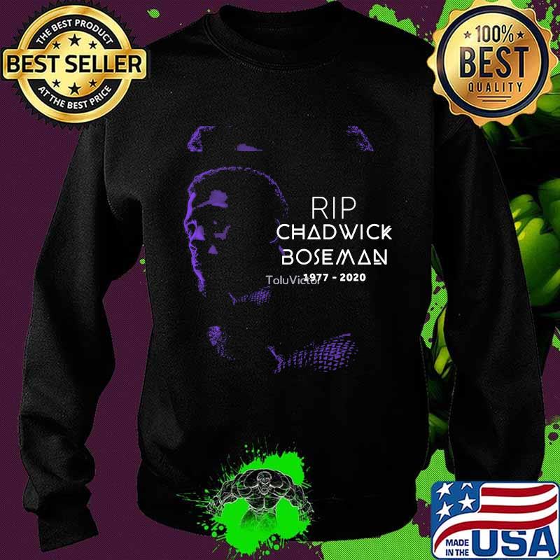 Marvel heroes black panther chadwick rip 1977 2020 s Sweater Marvel heroes black panther chadwick rip 1977 2020 s Sweater