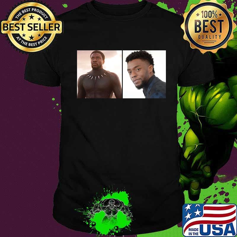 Marvel heroes black panther chadwick shirt