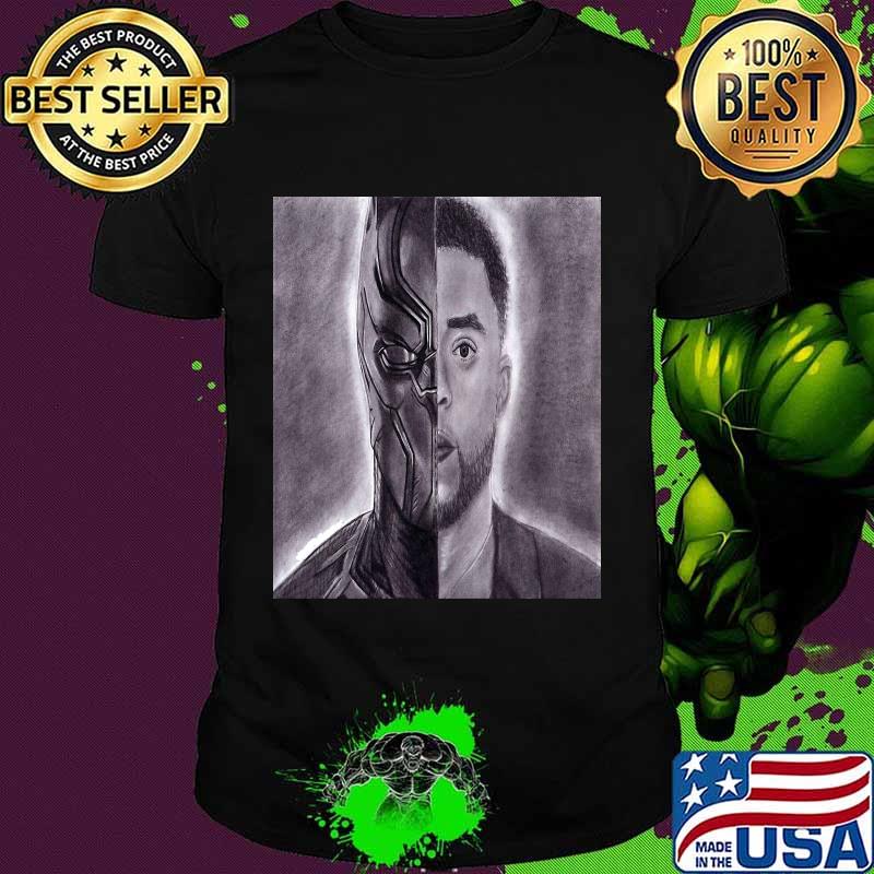 Marvel heroes black panther chadwick superhero picture shirt Marvel heroes black panther chadwick superhero picture shirt