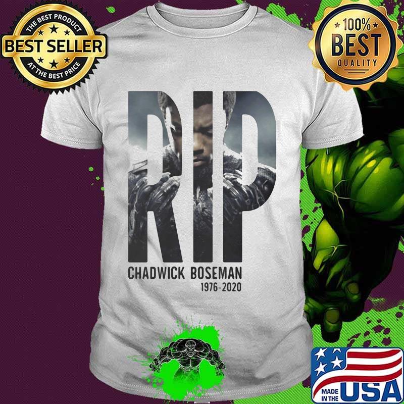 Marvel heroes black panther rip chadwick 1976 2020 shirt
