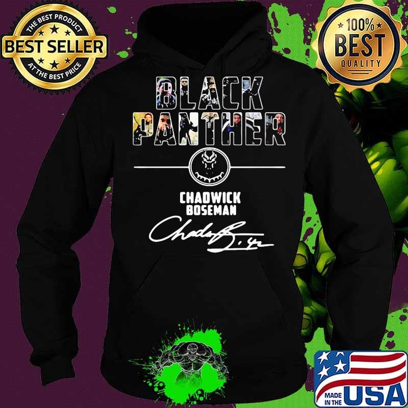 Marvel heroes black panther rip chadwick Boseman signature s Hoodie Marvel heroes black panther rip chadwick Boseman signature s Hoodie