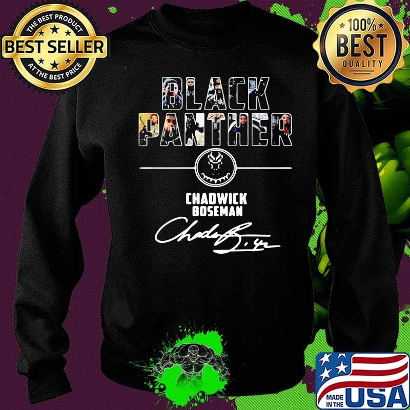 Marvel heroes black panther rip chadwick Boseman signature s Sweater Marvel heroes black panther rip chadwick Boseman signature s Sweater