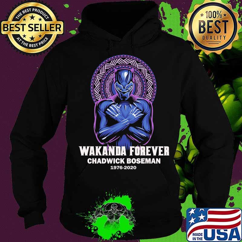 Marvel heroes black panther wakanda forever chadwick 1976 2020 s Hoodie Marvel heroes black panther wakanda forever chadwick 1976 2020 s Hoodie