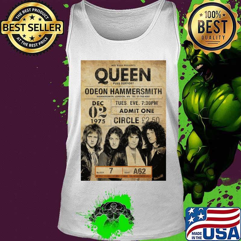 Mel bush presents queen plus support odeon hammersmith s Tank top Mel bush presents queen plus support odeon hammersmith s Tank top
