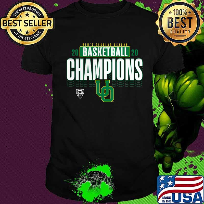 Men's regular season 2020 basketball champions oregon ducks shirt