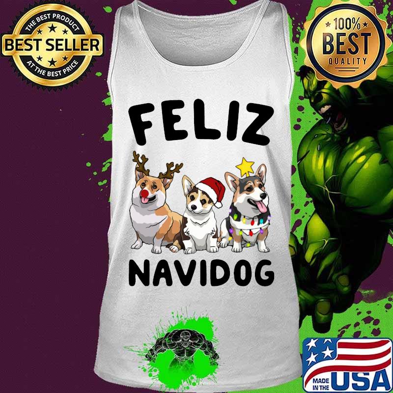 Merry christmas dogs feliz navidog s Tank top Merry christmas dogs feliz navidog s Tank top
