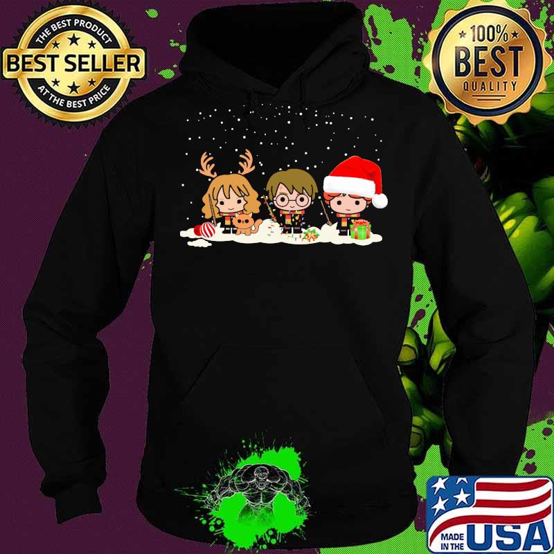 Merry christmas harry potter characters chibi s Hoodie Merry christmas harry potter characters chibi s Hoodie