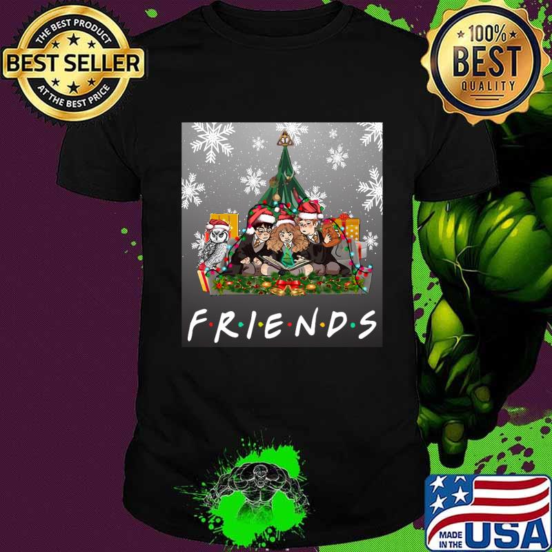 Merry christmas harry potter friends shirt