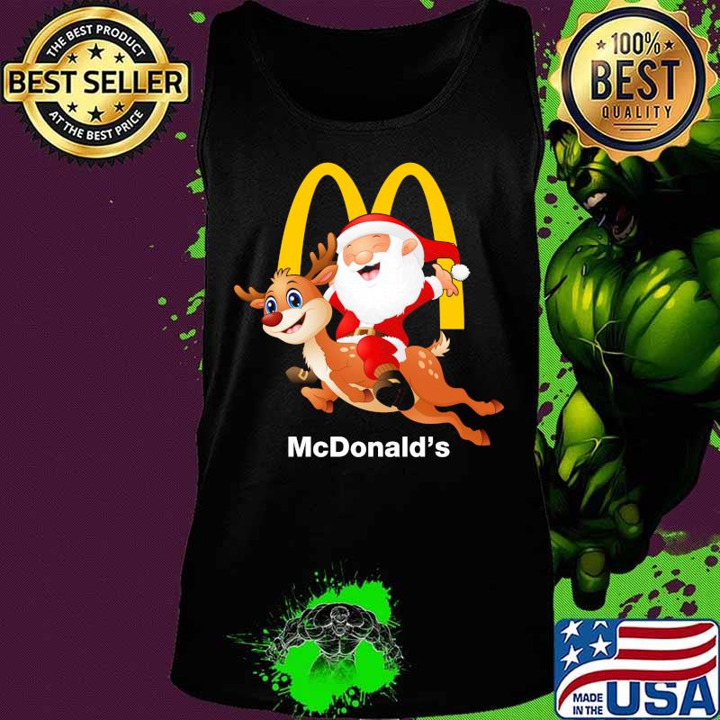 Merry christmas santa claus mcdonald's s Tank top Merry christmas santa claus mcdonald's s Tank top