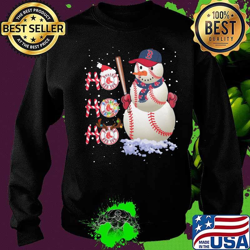 Merry christmas snowman boston red sox baseball ho ho ho s Sweater Merry christmas snowman boston red sox baseball ho ho ho s Sweater