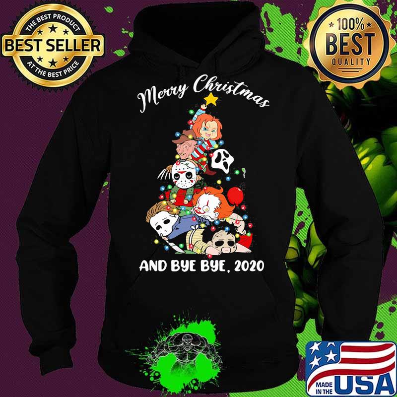 Merry christmas tree horror characters and bye bye 2020 s Hoodie Merry christmas tree horror characters and bye bye 2020 s Hoodie