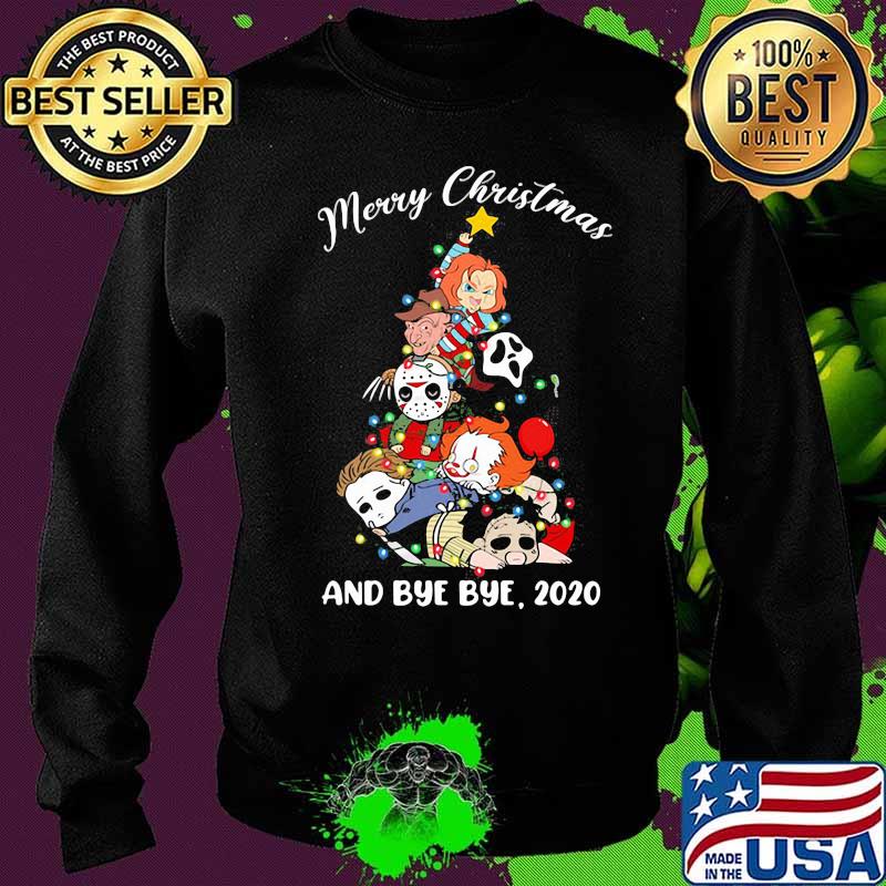 Merry christmas tree horror characters and bye bye 2020 s Sweater Merry christmas tree horror characters and bye bye 2020 s Sweater