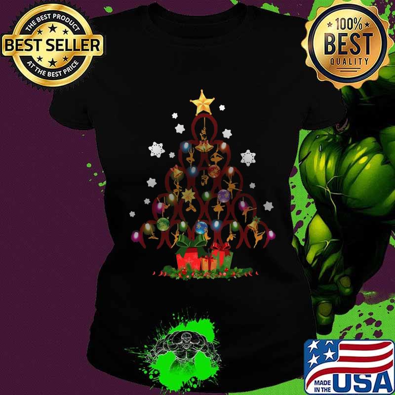 Merry christmas tree horseshoe s Ladies tee Merry christmas tree horseshoe s Ladies tee