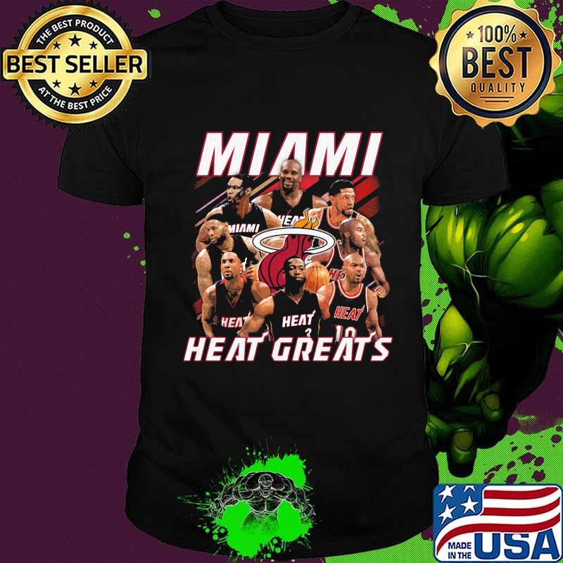 Miami heat basketball greats shirt