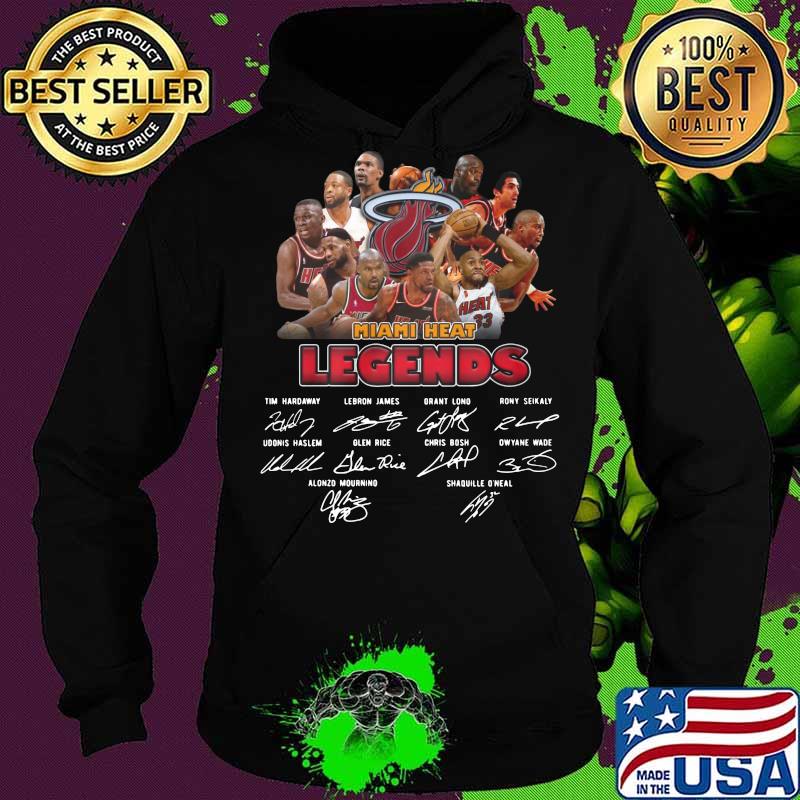 Miami heat legends basketball players signatures s Hoodie Miami heat legends basketball players signatures s Hoodie