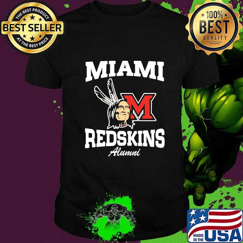 Miami redskins alumni logo shirt