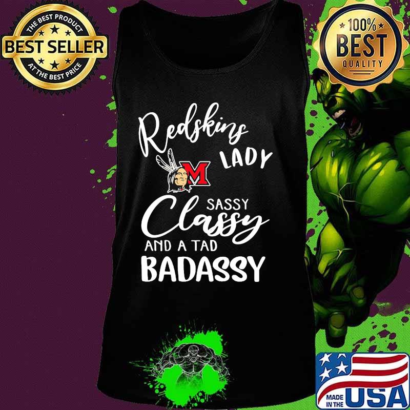Miami redskins lady sassy classy and a tad badassy s Tank top Miami redskins lady sassy classy and a tad badassy s Tank top
