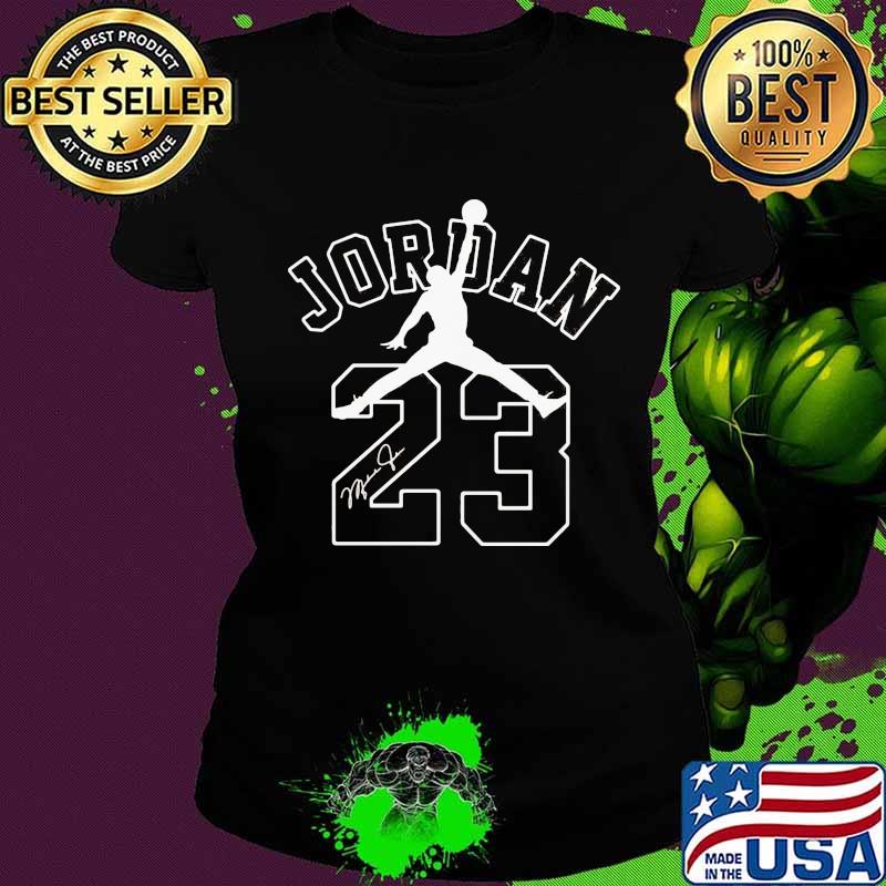 Michael jordan 23 chicago bulls basketball signature s Ladies tee Michael jordan 23 chicago bulls basketball signature s Ladies tee