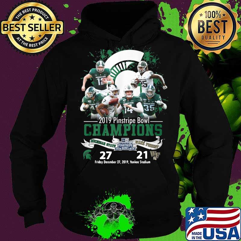 Michigan state athletics 2019 pinstripe bowl champions s Hoodie Michigan state athletics 2019 pinstripe bowl champions s Hoodie