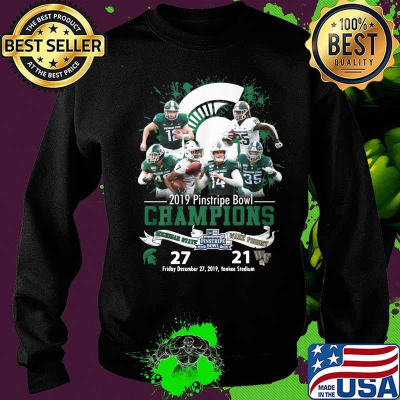 Michigan state athletics 2019 pinstripe bowl champions s Sweater Michigan state athletics 2019 pinstripe bowl champions s Sweater