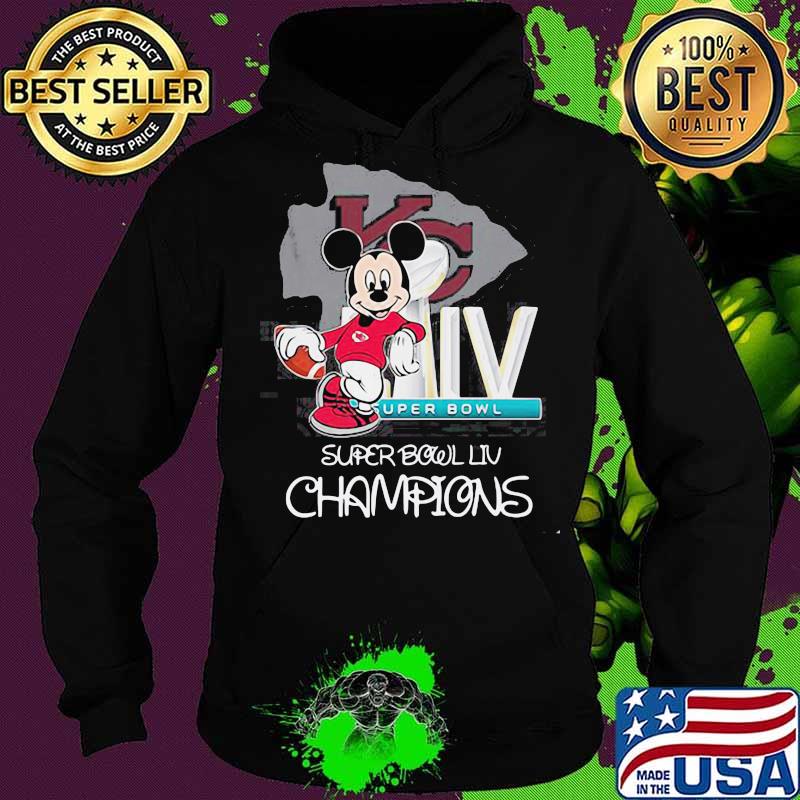 Mickey mouse kansas city chiefs super bowl liv champions s Hoodie Mickey mouse kansas city chiefs super bowl liv champions s Hoodie