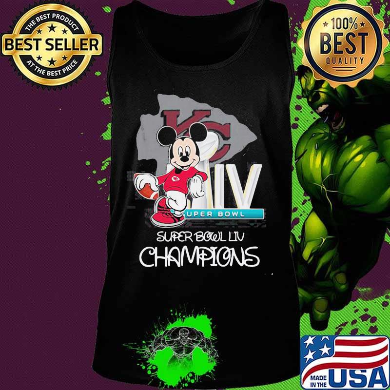 Mickey mouse kansas city chiefs super bowl liv champions s Tank top Mickey mouse kansas city chiefs super bowl liv champions s Tank top