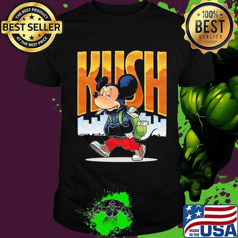 Mickey mouse kush band shirt
