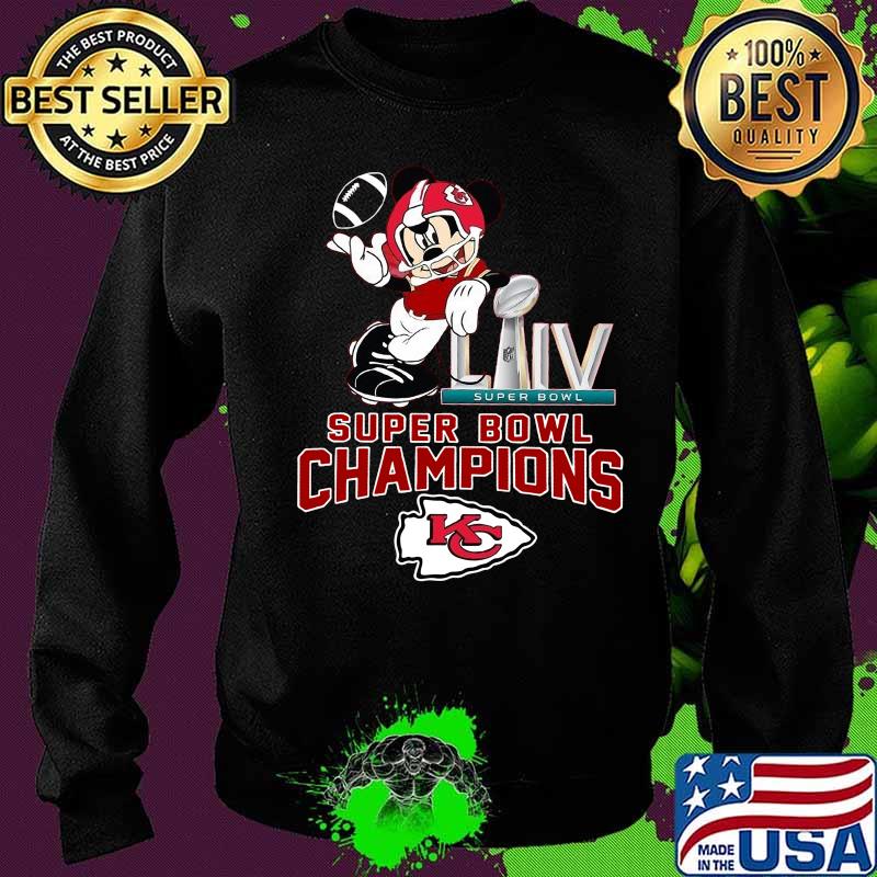 Mickey mouse super bowl liv champions kansas city chiefs s Sweater Mickey mouse super bowl liv champions kansas city chiefs s Sweater