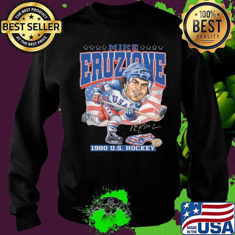 Mike eruzione 1980 us hockey american flag s Sweater Mike eruzione 1980 us hockey american flag s Sweater