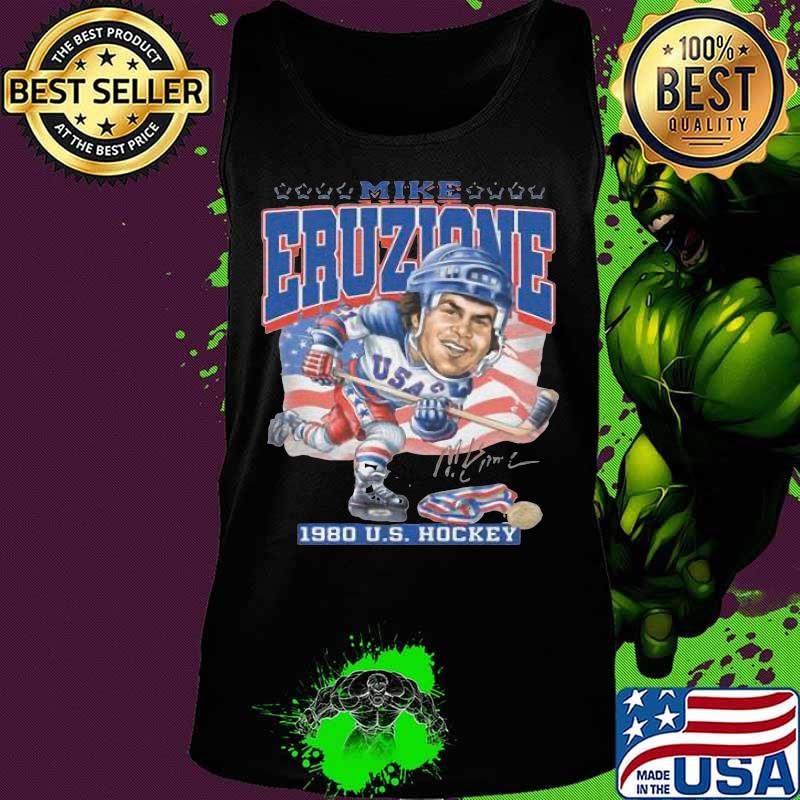 Mike eruzione 1980 us hockey american flag s Tank top Mike eruzione 1980 us hockey american flag s Tank top