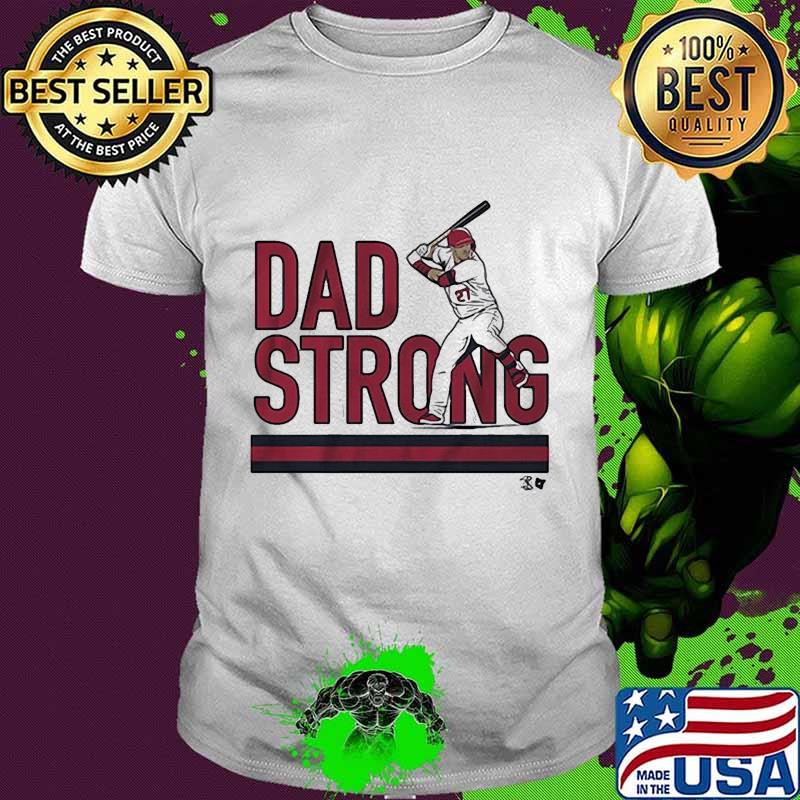 Mike trout dad strong 27 baseball shirt