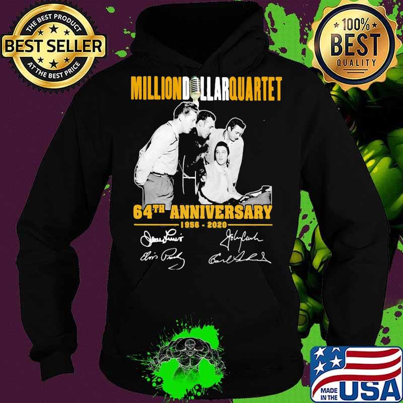 Million dollar quartet 64th anniversary 1856 2020 signatures s Hoodie Million dollar quartet 64th anniversary 1856 2020 signatures s Hoodie