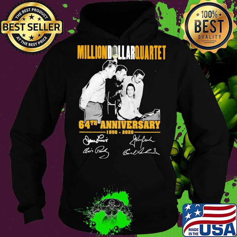 Million dollar quartet 64th anniversary 1956 2020 signatures s Hoodie Million dollar quartet 64th anniversary 1956 2020 signatures s Hoodie