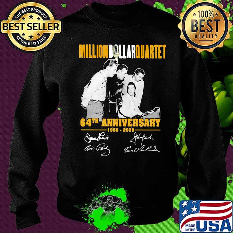 Million dollar quartet 64th anniversary 1956 2020 signatures s Sweater Million dollar quartet 64th anniversary 1956 2020 signatures s Sweater