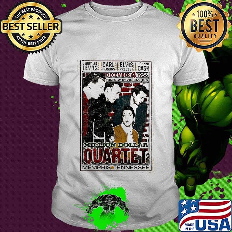 Million dollar quartet memphis tennessee shirt