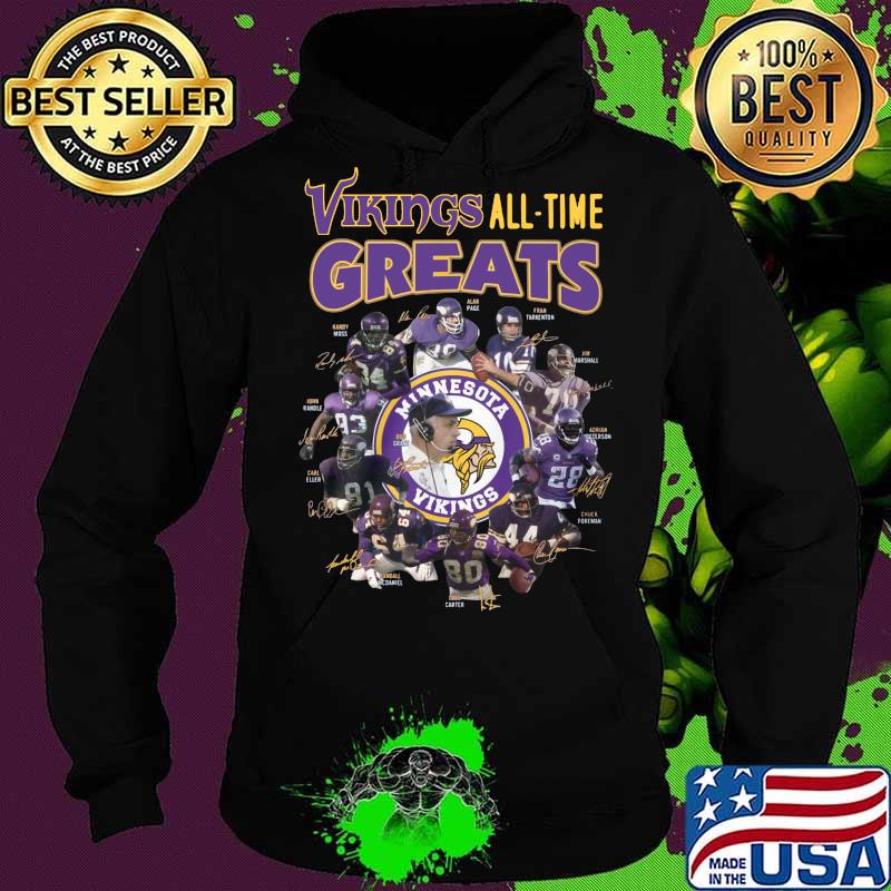 Minnesota vikings all time greats signatures s Hoodie Minnesota vikings all time greats signatures s Hoodie