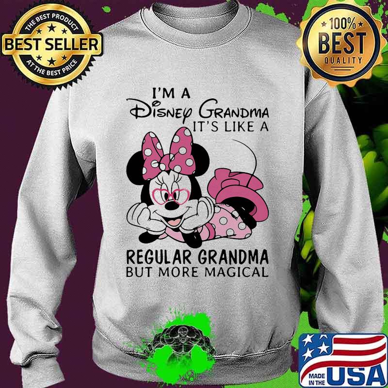 Minnie mouse i'm a disney grandma it' like a regular grandma but more magical s Sweater Minnie mouse i'm a disney grandma it' like a regular grandma but more magical s Sweater