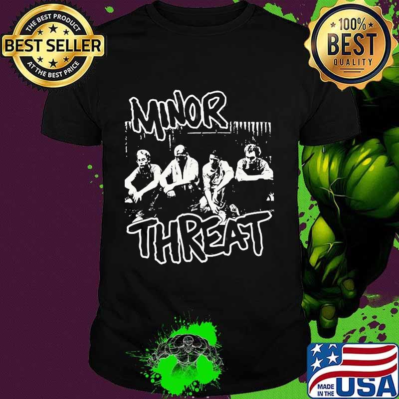 Minor threat band members shirt