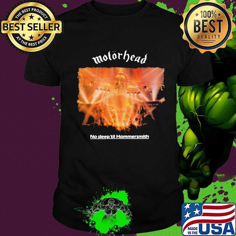 Motorhead band no sleep til hammersmith shirt