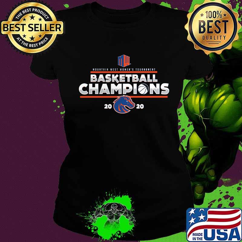 Mountain west women's tournament basketball champions 2020 denver broncos s Ladies tee Mountain west women's tournament basketball champions 2020 denver broncos s Ladies tee
