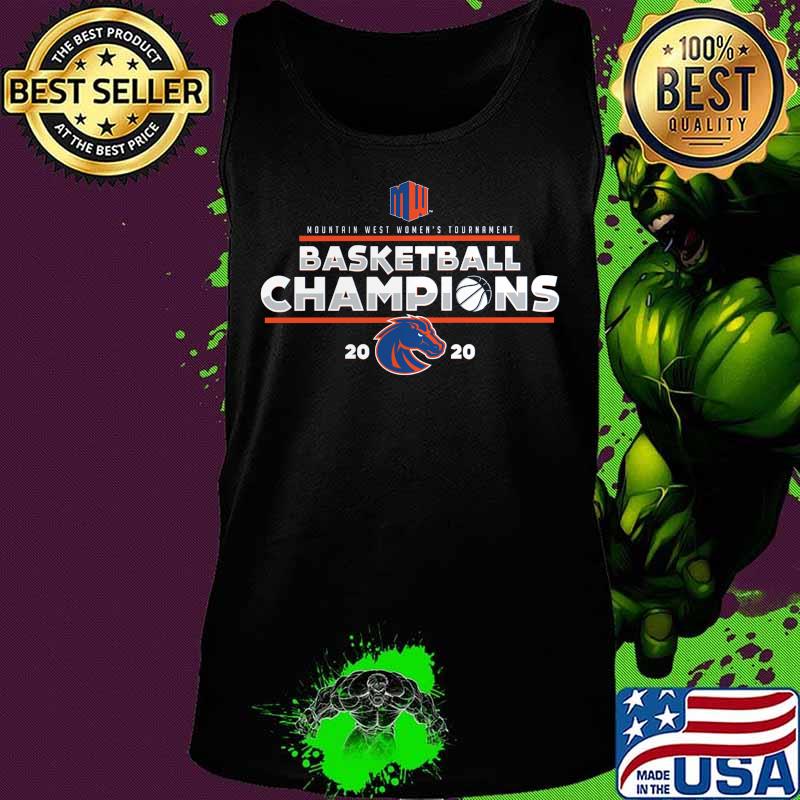 Mountain west women's tournament basketball champions 2020 denver broncos s Tank top Mountain west women's tournament basketball champions 2020 denver broncos s Tank top