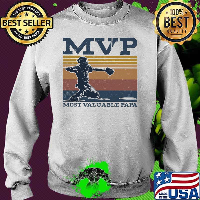 Mvp most valuable papa vintage retro s Sweater Mvp most valuable papa vintage retro s Sweater
