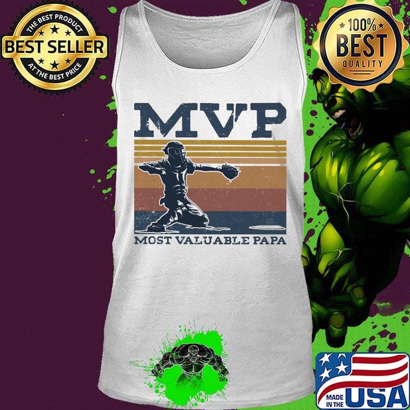 Mvp most valuable papa vintage retro s Tank top Mvp most valuable papa vintage retro s Tank top