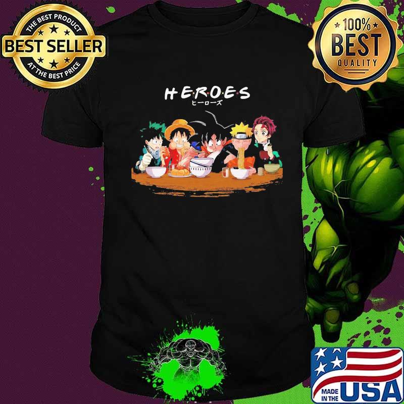 Naruto movie cartoon characters heroes shirt