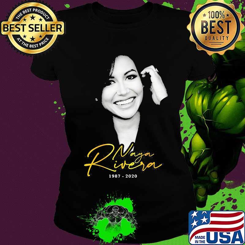 Naya rivera 1987 2020 signature s Ladies tee Naya rivera 1987 2020 signature s Ladies tee