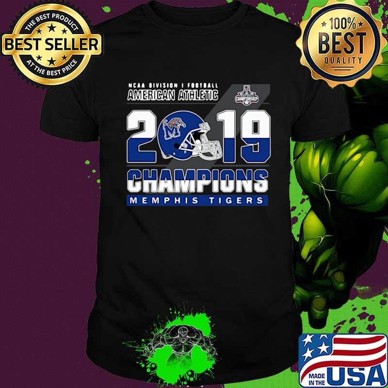 Ncaa division football american athletic 2019 champions memphis tigers shirt