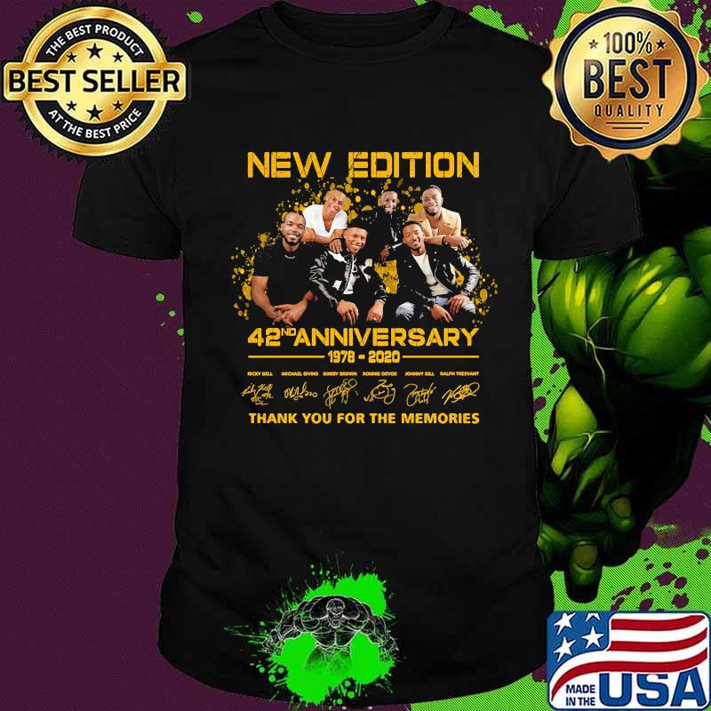 New edition 42nd anniversary 1978 2020 thank you for the memories signatures shirt