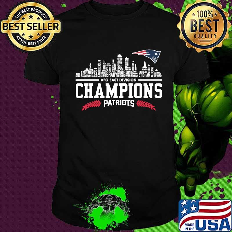 New england patriots afc east division champions shirt